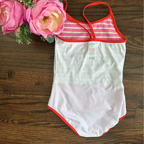 Mini Boden striped swimsuit, size 9-10Y - Picture 6 of 6